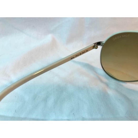 Tom Ford Beige Aviator Sunglasses main image 5
